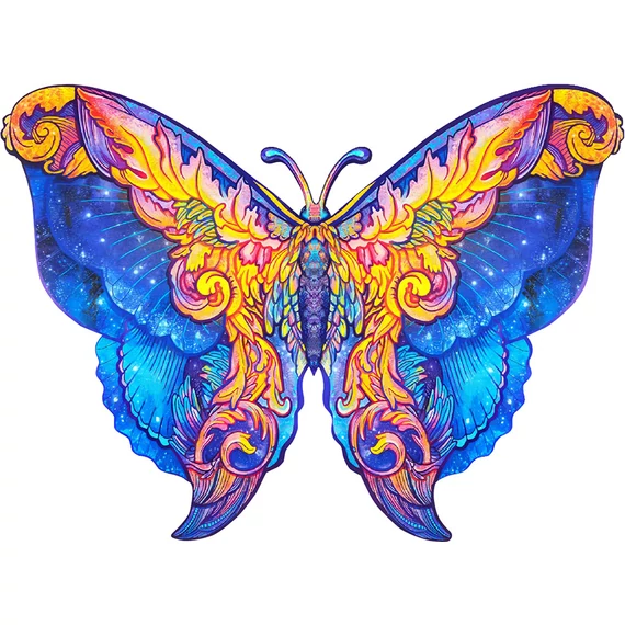 Wooden puzzle butterfly