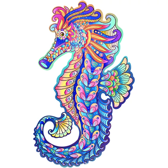 Wooden puzzle hippocampus
