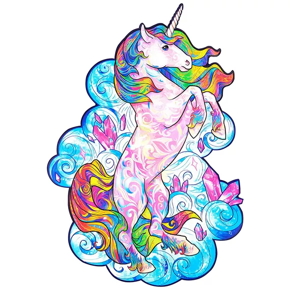 Wooden puzzle Unicorn2